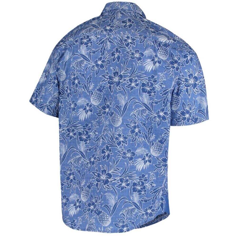 Los Angeles Dodgers Tommy Bahama Sport Tiki Luau Button-Up Shirt - Royal XXXL - Picture 5 of 9
